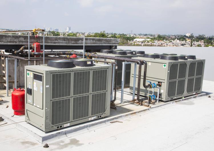 Commercial rooftop cooling systems