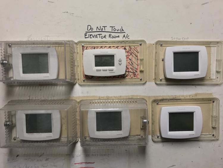 Commercial thermostat management