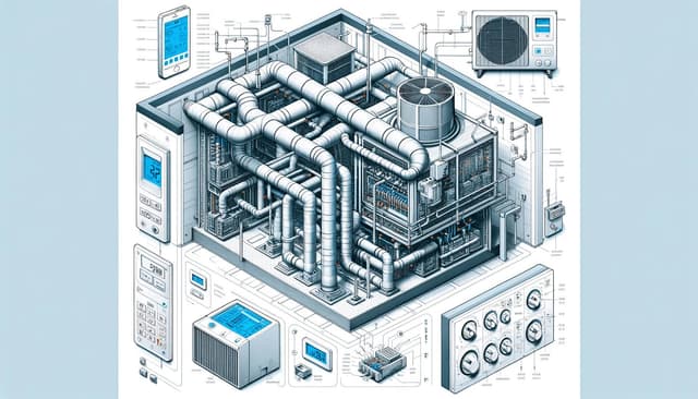 An illustration of an air conditioning unit.